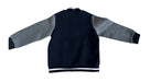 A Navy Lightweight Jackets from Jacadi in size 6T for boy. (Back View)