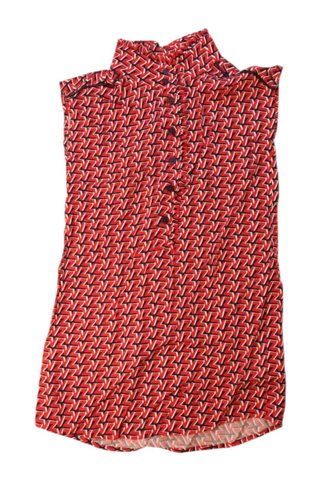 A Red Sleeveless Dresses from Zadig & Voltaire in size 6T for girl. (Front View)