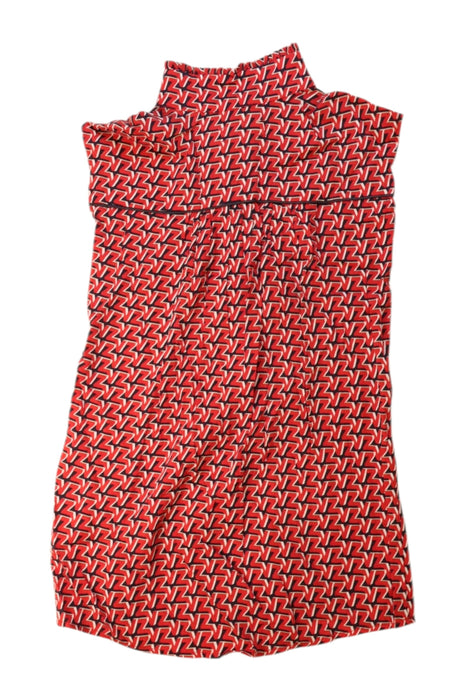 A Red Sleeveless Dresses from Zadig & Voltaire in size 6T for girl. (Back View)