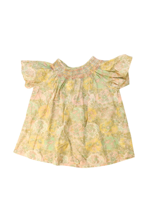 A Multicolour Short Sleeve Dresses from Bonpoint in size 6T for girl. (Front View)