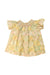 A Multicolour Short Sleeve Dresses from Bonpoint in size 6T for girl. (Front View)