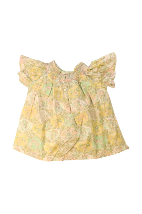 A Multicolour Short Sleeve Dresses from Bonpoint in size 6T for girl. (Back View)