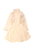 A Ivory Long Sleeve Dresses from Jacadi in size 6T for girl. (Front View)