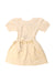 A Ivory Short Sleeve Dresses from Bonpoint in size 4T for girl. (Front View)