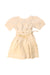 A Ivory Short Sleeve Dresses from Bonpoint in size 4T for girl. (Back View)