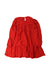 A Red Long Sleeve Dresses from Petit Bateau in size 6T for girl. (Back View)