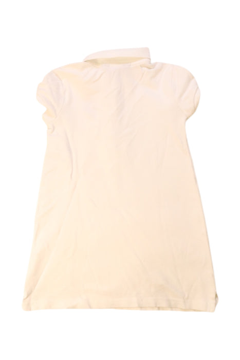 A Ivory Short Sleeve Dresses from Polo Ralph Lauren in size 4T for girl. (Back View)