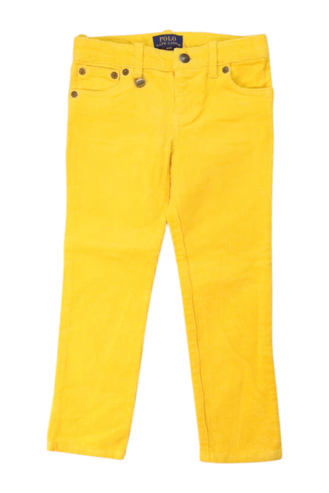 A Yellow Jeans from Polo Ralph Lauren in size 4T for neutral. (Front View)