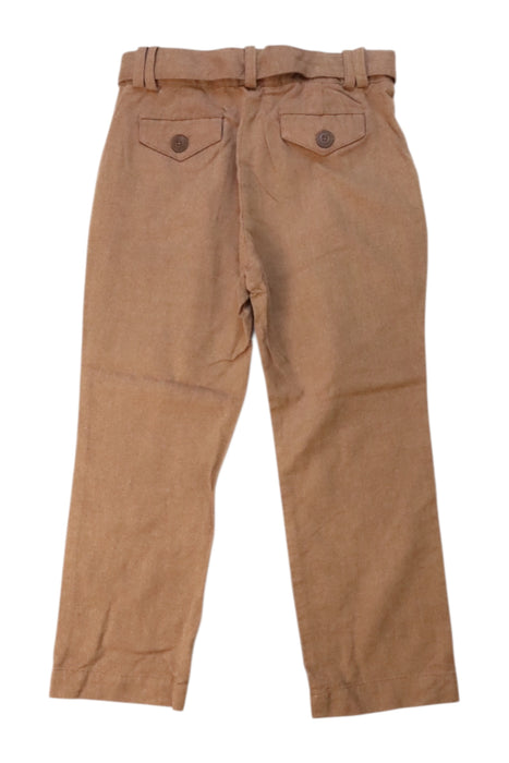 A Beige Casual Pants from Jacadi in size 4T for neutral. (Back View)