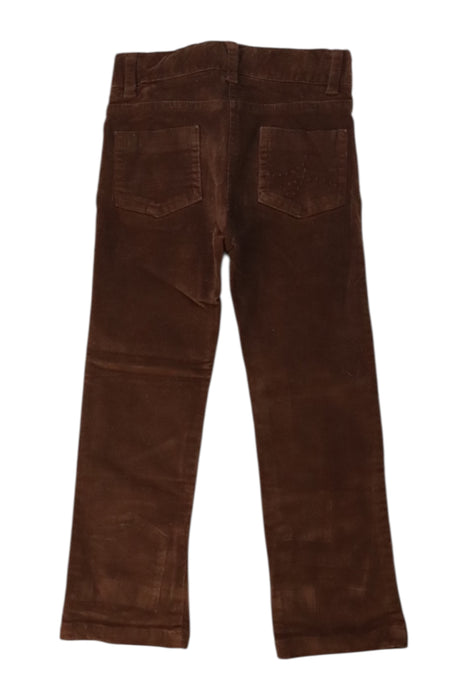 A Brown Casual Pants from Jacadi in size 4T for boy. (Back View)
