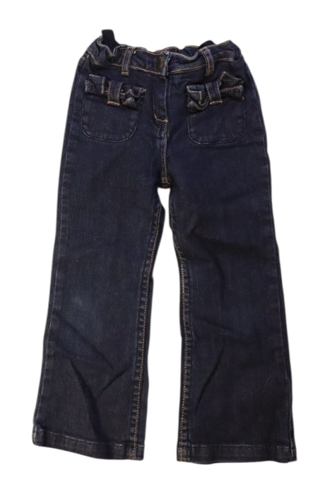 A Blue Jeans from Jacadi in size 4T for girl. (Front View)