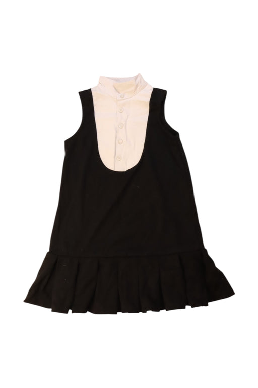 A Black Sleeveless Dresses from Polo Ralph Lauren in size 4T for girl. (Front View)