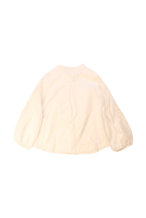 A White Lightweight Jackets from Chloe in size 4T for girl. (Back View)