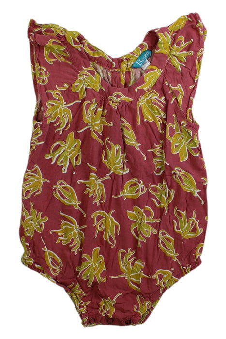 A Burgundy Sleeveless Rompers from Balizen in size 12-18M for girl. (Front View)