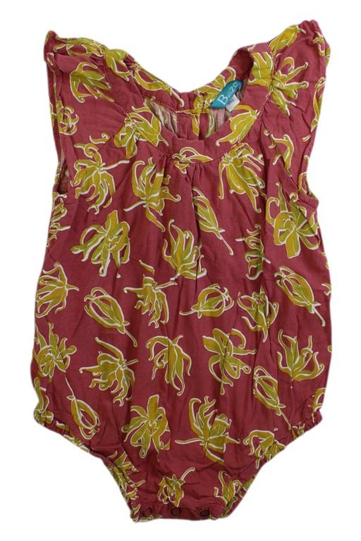 A Burgundy Sleeveless Rompers from Balizen in size 12-18M for girl. (Front View)