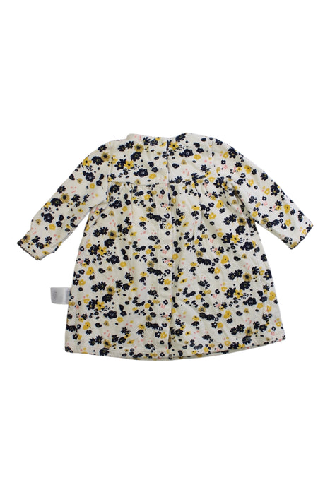 A Multicolour Long Sleeve Dresses from Petit Bateau in size 3-6M for girl. (Back View)