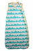 A Teal Sleepsacs from Grobag in size 18-24M for neutral. (Front View)