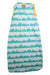 A Teal Sleepsacs from Grobag in size 18-24M for neutral. (Back View)