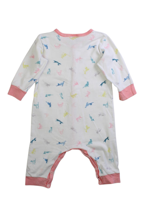 A Multicolour Onesies from Petit Bateau in size 6-12M for girl. (Back View)