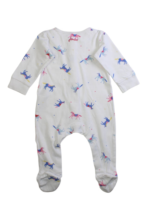 A Multicolour Onesies from Joules in size 6-12M for girl. (Back View)