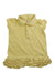 A Yellow Short Sleeve Tops from Ralph Lauren in size 6-12M for girl. (Front View)