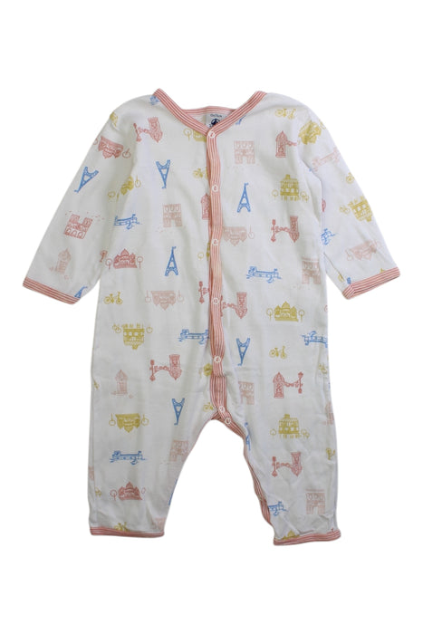 A Multicolour Onesies from Petit Bateau in size 6-12M for girl. (Front View)