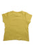 A Yellow Short Sleeve Tops from Petit Bateau in size 3T for girl. (Back View)