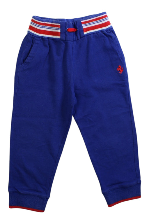 A Blue Sweatpants from Ferrari in size 12-18M for boy. (Front View)