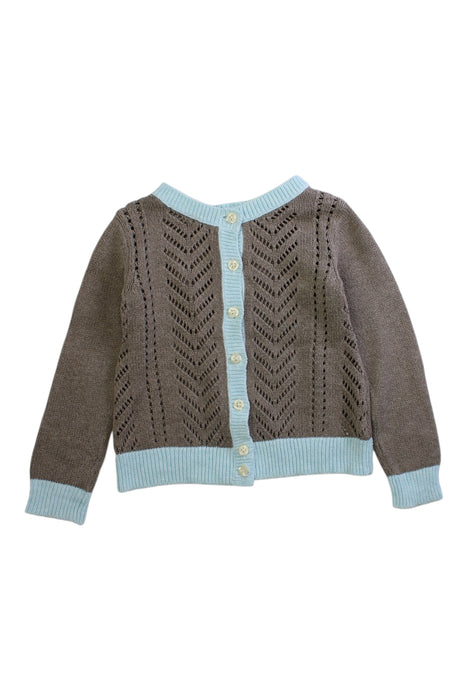A Brown Cardigans from Tucker & Tate in size 2T for girl. (Front View)