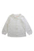 A White Long Sleeve Shirts from Momonittu in size 4T for girl. (Front View)