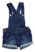 A Blue Long Overalls from DKNY in size 3T for girl. (Front View)