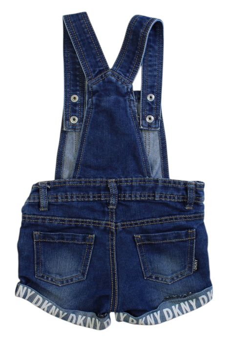 A Blue Long Overalls from DKNY in size 3T for girl. (Back View)