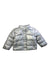 A Silver Puffer/Quilted Coats & Outerwear from Janie & Jack in size 2T for girl. (Front View)