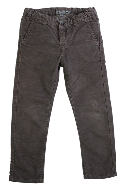 A Brown Casual Pants from Bonpoint in size 4T for girl. (Front View)