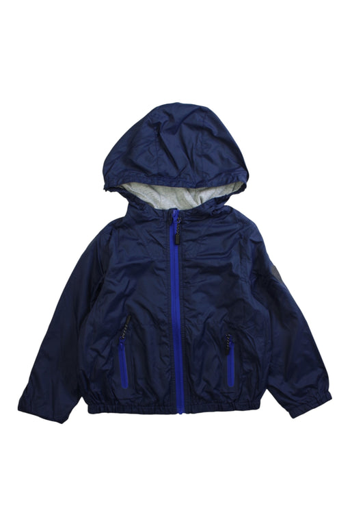 A Navy Rain Jackets from Bonpoint in size 4T for neutral. (Front View)