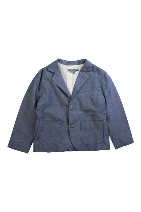 A Blue Blazers from Bonpoint in size 4T for girl. (Front View)