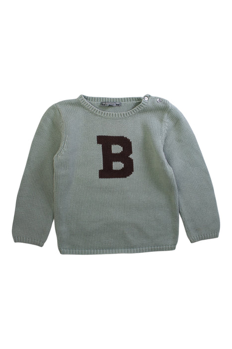 A Green Long Sleeve Tops from Bonpoint in size 4T for neutral. (Front View)