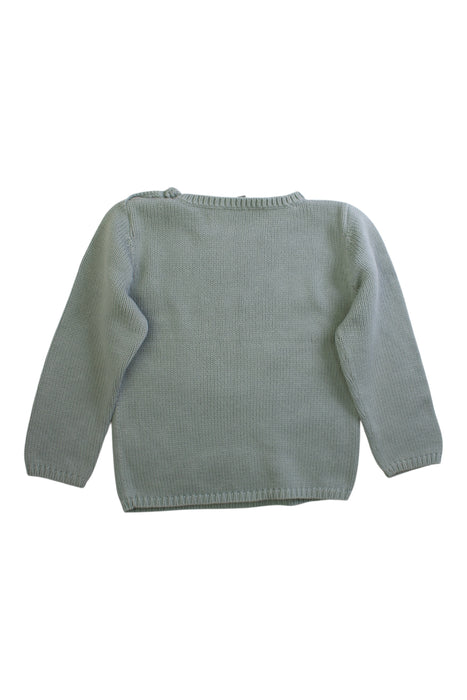 A Green Long Sleeve Tops from Bonpoint in size 4T for neutral. (Back View)