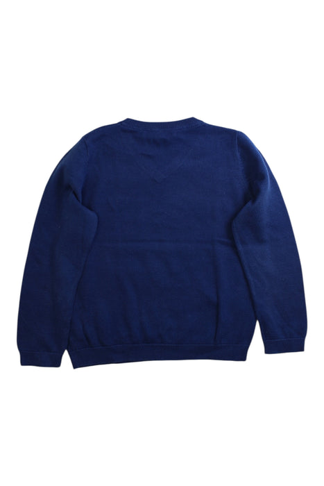 A Navy Knit Sweaters from Bonpoint in size 6T for boy. (Back View)