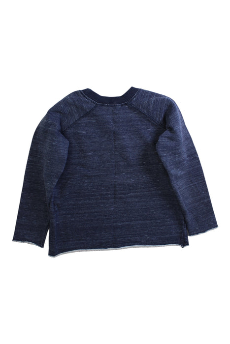 A Navy Sweatshirts from Bonpoint in size 6T for boy. (Back View)