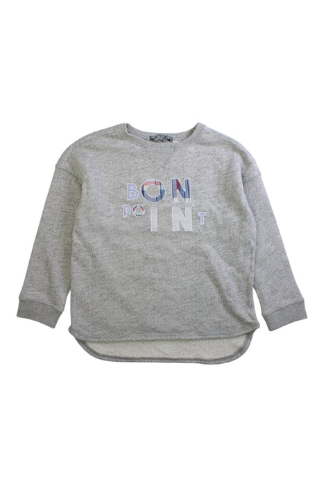 A Grey Crewneck Sweatshirts from Bonpoint in size 6T for boy. (Front View)