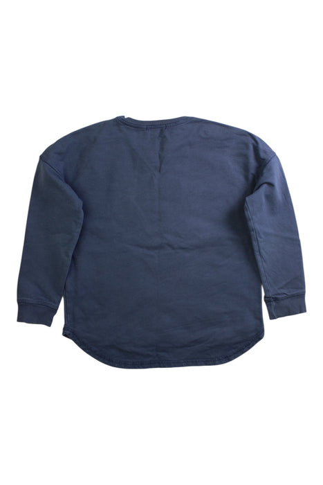A Blue Crewneck Sweatshirts from Bonpoint in size 6T for boy. (Back View)