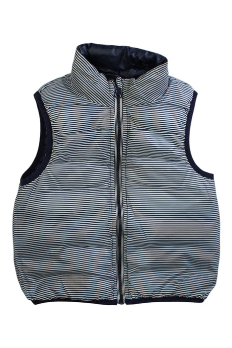 A Navy Outerwear Vests from Bonpoint in size 3T for boy. (Back View)