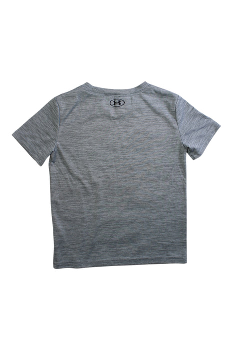 A Grey Short Sleeve T Shirts from Under Armour in size 5T for boy. (Back View)