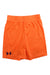 A Orange Shorts from Under Armour in size 5T for boy. (Front View)
