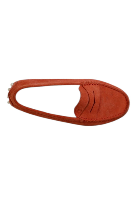 A Orange Loafers & Moccasins from Tod’s in size 6T for boy. (Front View)