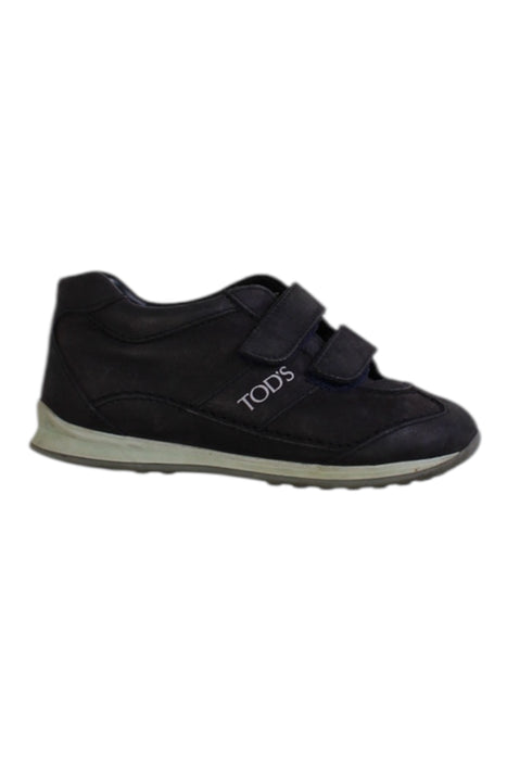 A Black Sneakers from Tod’s in size 4T for boy. (Front View)
