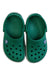 A Green Slip Ons from Crocs in size 4T for neutral. (Back View)