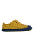 A Yellow Slip Ons from Native Shoes in size 3T for boy. (Front View)