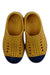 A Yellow Slip Ons from Native Shoes in size 3T for boy. (Back View)